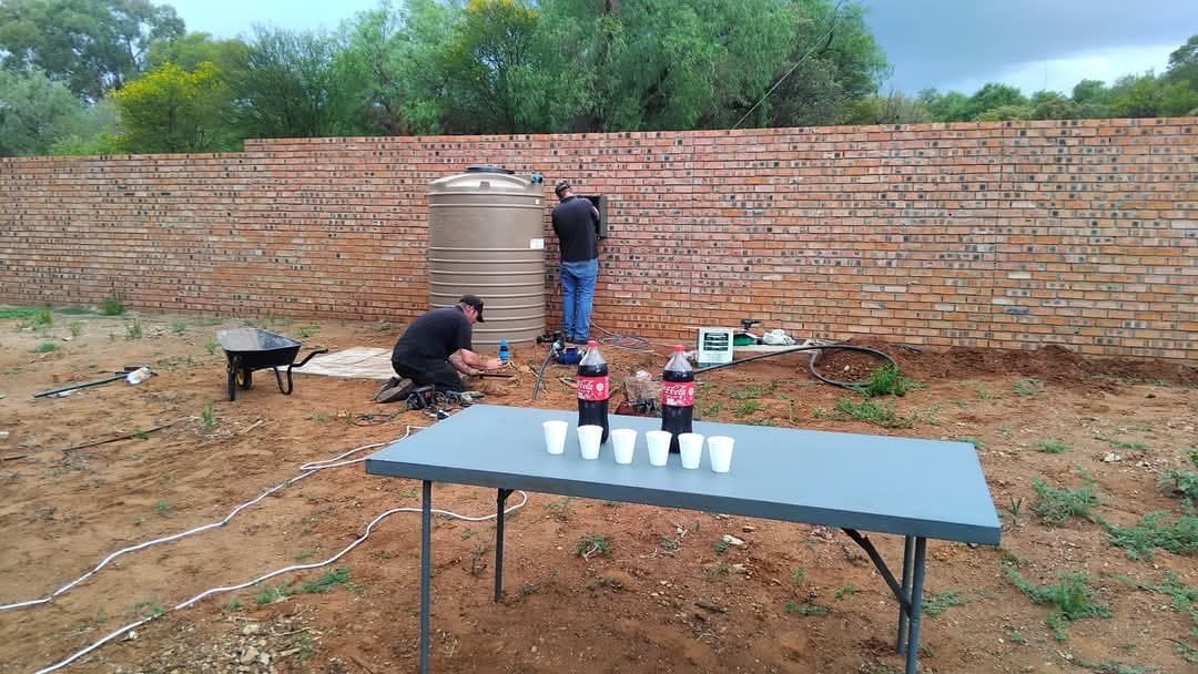 Duane Electrical — water tank and plumbing installation